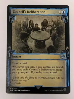 Council's Deliberation (Showcase Scrolls) Lord of the Rings - MTG - Image 1