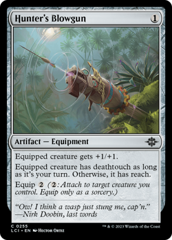 Hunter's Blowgun [The Lost Caverns of Ixalan] Magic MTG - Image 1