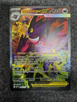 Mega Gengar ex 284/217 SIR Secret Rare Pokemon Ascended Heroes MINT Pack Fresh - Image 1