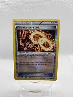 Groudon Spirit Link - Reverse Holo - Primal Clash 131/160 - NM - Pokemon - Image 1
