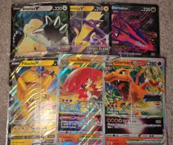 Pokemon Oversized Promos Charizard VSTAR, Pikachu V, Snorlax V Bundle - Image 1