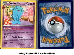 2016 Pokemon, Generations Radiant Collection, #RC11/RC32 Wobbuffet, Common - Image 1
