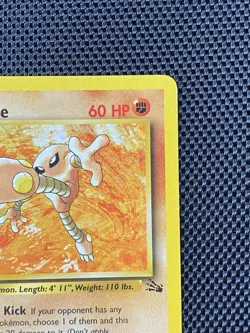 Hitmonlee 1999 Pokemon Game Jungle 1st Edition #22/62 LP+ - Image 3