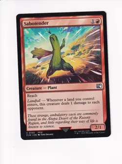 MAGIC THE GATHERING MTG FINAL FANTASY SABOTENDER (#4) - Image 1