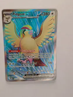 Pidgeot ex 217/197 SV03: Obsidian Flames NM Pokemon 2023 - Image 1
