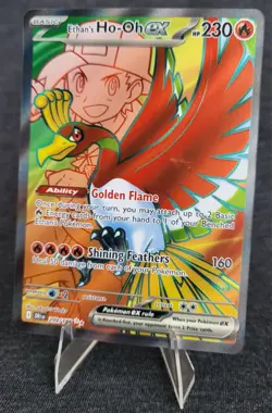 🔥Ethan's Ho-Oh ex 209/182 Sv10: Destined Rivals Holo Pokemon TCG📈💰 - Image 1