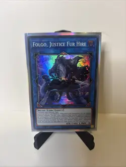 Yugioh | Super Rare NM | Folgo, Justice Fur Hire - SOFU-EN047 - Image 1