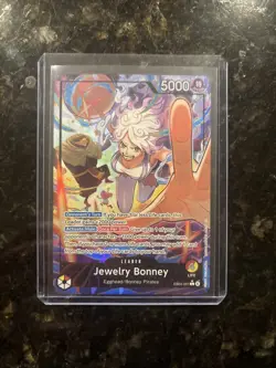 One Piece TCG OP15 -EB04 Jewelry Bonney Leader Alt Art EB04-001 NM - Image 1