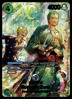 Roronoa Zoro - PRB02-006 (SP) - The Azure Sea's Seven (OP14) ENGLISH - Image 1
