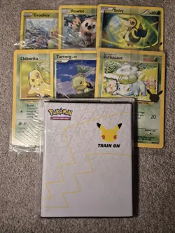 Pokemon First Partner Sealed Pikachu Binder Sealed Jumbo Cards 25th Anniversary - Image 1