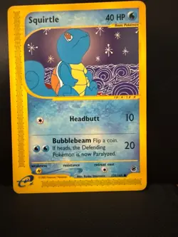 Squirtle - 132/165 Expedition Set - Pokemon Card - Image 1