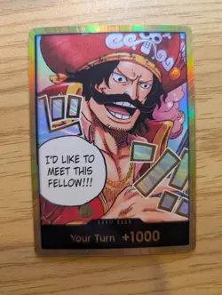 DON!! Card (Gol.D.Roger) (Gold) - Carrying On His Will (OP13) NM - Image 1