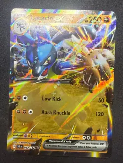 Lucario ex 082/142 | Double Rare Holo SV07: Stellar Crown | Pokemon Card | NM - Image 1
