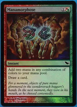 Manamorphose FOIL Shadowmoor PLD Red Green Common MTG CARD (ID# 511319) ABUGames - Image 1