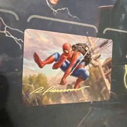 Spider-Man, Web-Slinger #4 GOLD STAMPED ART SERIES Marvel's Spider-Man MTG Magic - Image 2