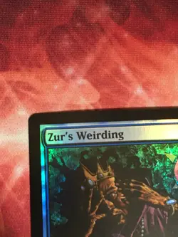 C6580 MTG MAGIC CORE SET EIGHTH EDTION ZUR'S WEIRDING #116 FOIL NM RARE 8TH ED - Image 3