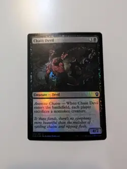 MTG - Chain Devil (Foil) - Baldur's Gate NM/M Condition - Image 1