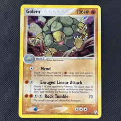 Golem 6/92 Holo Rare EX Legend Maker Pokemon Card LP+/NM 2006 - Image 1
