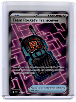 Pokemon Team Rocket's Transceiver 263/217 Holo Trainer ASC Pokemon TCG Card - Image 1