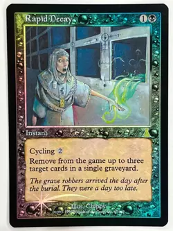 MTG Foil 1X Rapid Decay X1 Urza's Destiny Magic - SP/NM - Image 1