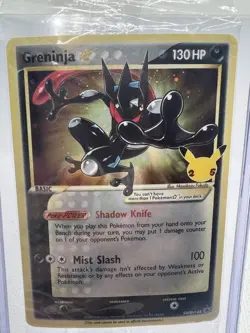 2021 POKEMON 25TH CELEBRATIONS GOLD STAR HOLO RARE GRENINJA NM *SEALED* - Image 1