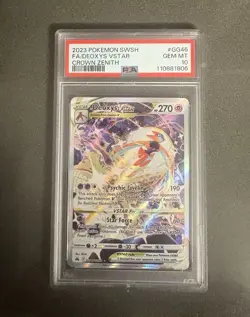 2023 Pokemon Sword and Shield Crown Zenith FA Deoxys VSTAR #GG46 PSA 10 - Image 1