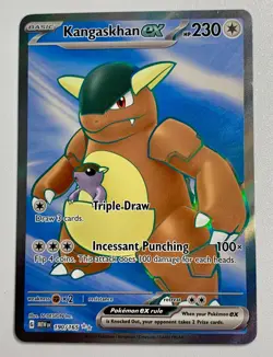 Kangaskhan EX 190/165 Sv: Scarlet & Violet 151 Full Art Holo 230 HP Pokemon TCG - Image 1