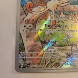 Pokemon TCG Meowth Phantasmal Flames- illustration Rare- 106/094 - Image 4