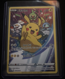 Pokemon TCG Pikachu Sword & Shield Swsh020 Holo Promo NM Condition. - Image 1