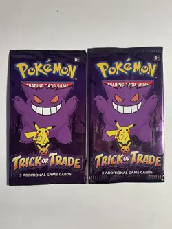 (2) Pokemon TCG Trick or Trade Halloween Booster Pack Sealed (2022) - Image 1