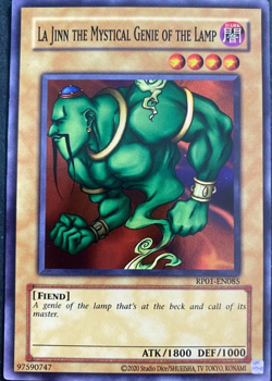 La Jinn the Mystical Genie of the Lamp - RP01-EN085 Super Rare YuGiOh TCG Card - Image 1