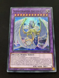 CARTE YU-GI-OH! SUPRADRAGON ARC-EN-CIEL LED2-FR037 PROCHE DU NEUF/NM - Image 1
