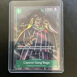 Capone “Gang” Bege ST02-004 Character One Piece 1000 Power 1 Cost Blocker - Image 1
