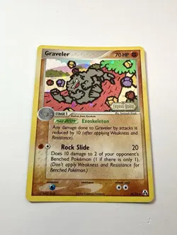 Graveler Legend Maker 34/92 Reverse Holo Stamped Pokemon Card LP - Image 1