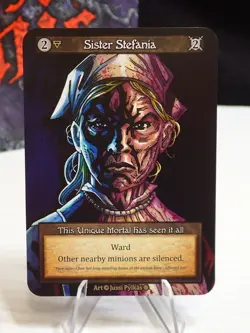 Sister Stefania - TCG Sorcery Contested Realm, Gothic, Single Card, Unique NF - Image 1