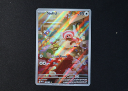 Stufful 154/132 Holo Shiny Pokemon TCG Card Mega Evolution 2025 NEAR MINT - Image 1