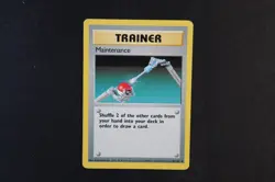 Maintenance 83/102 Non Holo Shadowless Pokemon TCG Card Base Set 1 Moderate Play - Image 1