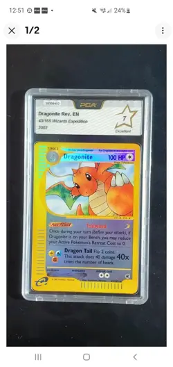 Carte Pokemon Dragonite Reverse 43/165 - Expedition - US - PCA 7 - Image 1