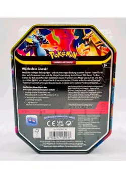 Pokemon Erhabene Helden Mega-Glurak Y ex Tin Box DE OVP Neu - Image 4