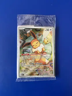 Carte Pokemon Eevee SVP 173 Promo Etb Evoluzioni Prismatiche Full Art Ita Sealed - Image 1