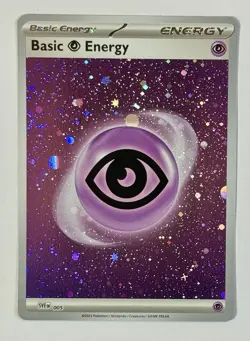 Pokemon TCG - Basic Psychic Energy - 2024 Scarlet & Violet - SVE015 - Holo Foil - Image 4