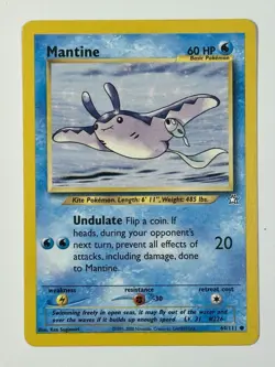 Pokemon TCG - Mantine - 064/111 - 2000 - Neo Genesis - Common Regular - Image 1