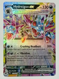 Pokemon TCG: Hydreigon ex - 119/191 - 2024 Surging Sparks SV08:SSP RR - Image 2