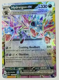 Pokemon TCG: Hydreigon ex - 119/191 - 2024 Surging Sparks SV08:SSP RR - Image 3