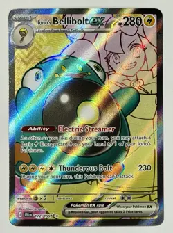 Pokemon TCG - Iono's Bellibolt ex - 172/159 2025 SV09:JTG - Ultra Rare Full Art - Image 1
