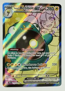 Pokemon TCG - Iono's Bellibolt ex - 172/159 2025 SV09:JTG - Ultra Rare Full Art - Image 2