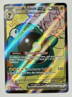 Pokemon TCG - Iono's Bellibolt ex - 172/159 2025 SV09:JTG - Ultra Rare Full Art - Image 4