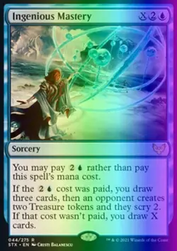 MTG Ingenious Mastery (44) Strixhaven School of Mages LP FOIL - Image 1