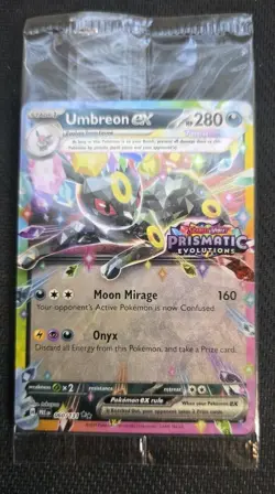 Umbreon ex 060/131 SEALED Prismatic Evolutions Stamped Promo Holo Pokemon Card - Image 1