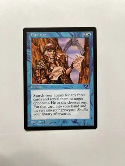 Intuition #70 Magic The Gathering MTG 1997 Tempest Card LP - Image 1